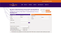 Desktop Screenshot of bookings.translandgroup.com